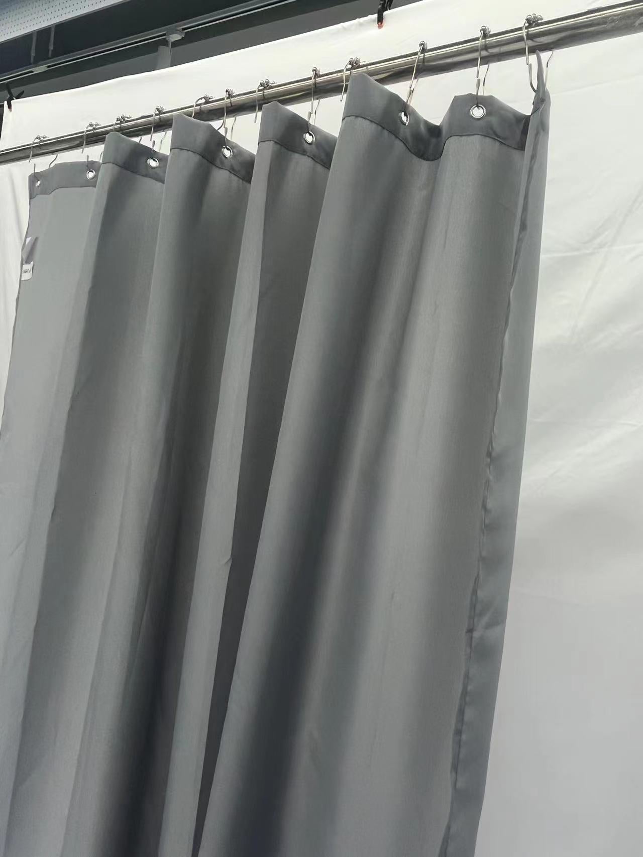 Light Away Fabric Shower Curtain Soft Hotel Quality, Hotel Quality, Machine Washable, 72 x 84 inches for Bathroom