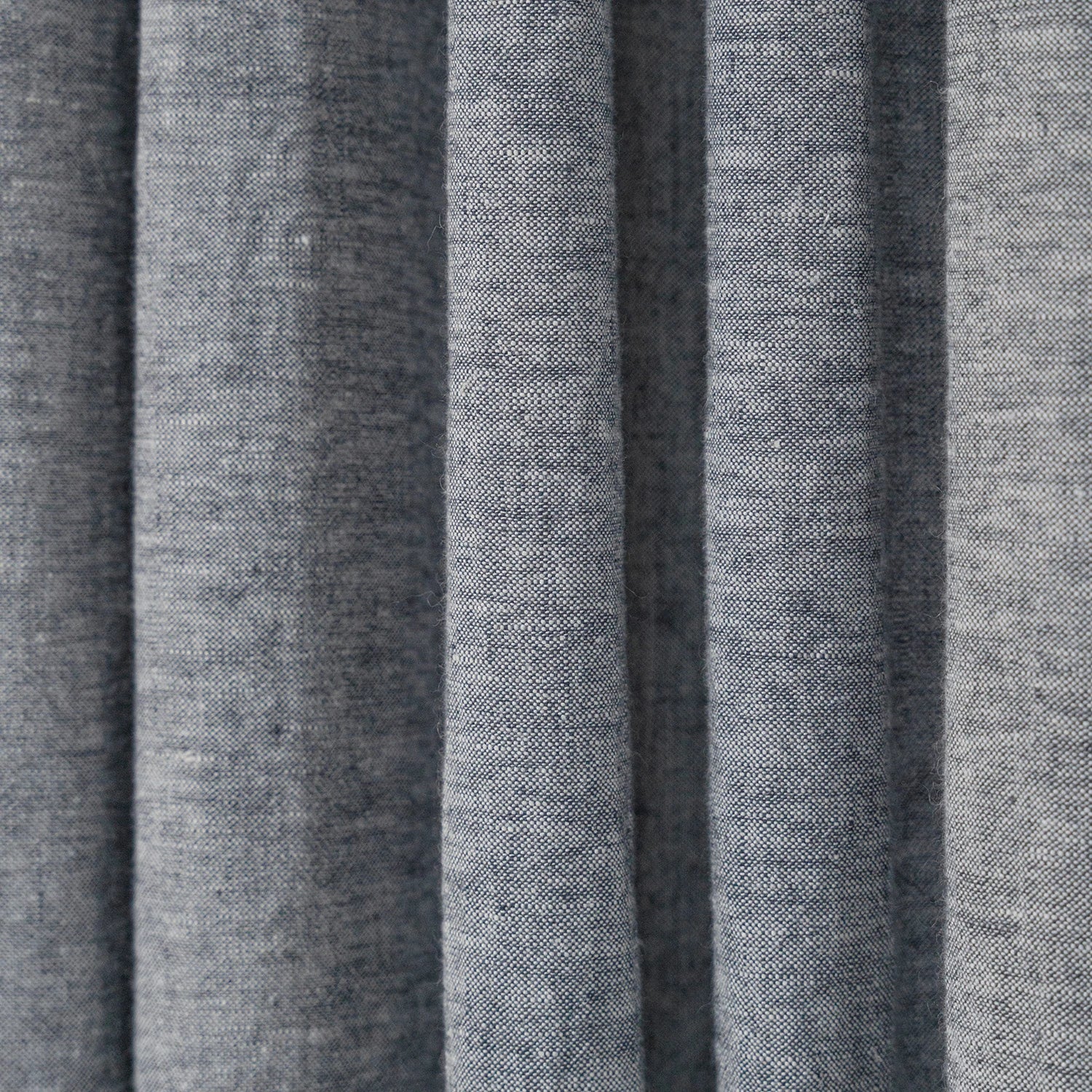 Iris Polyester Pinch Pleat Drapery Custom Curtains Blackout Curtains Dark Blue