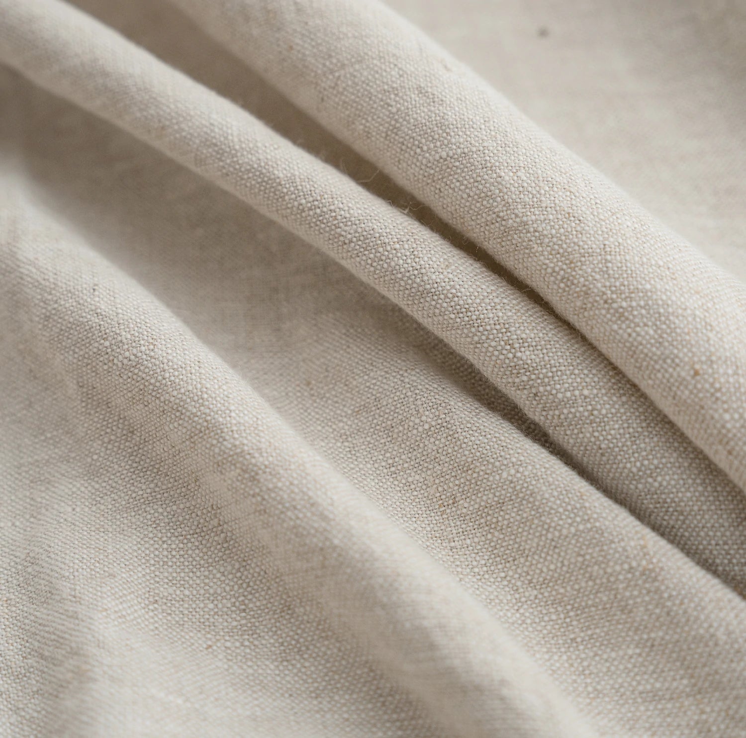 Iris Polyester Pinch Pleat Drapery Custom Curtains Blackout Curtains Flaxen