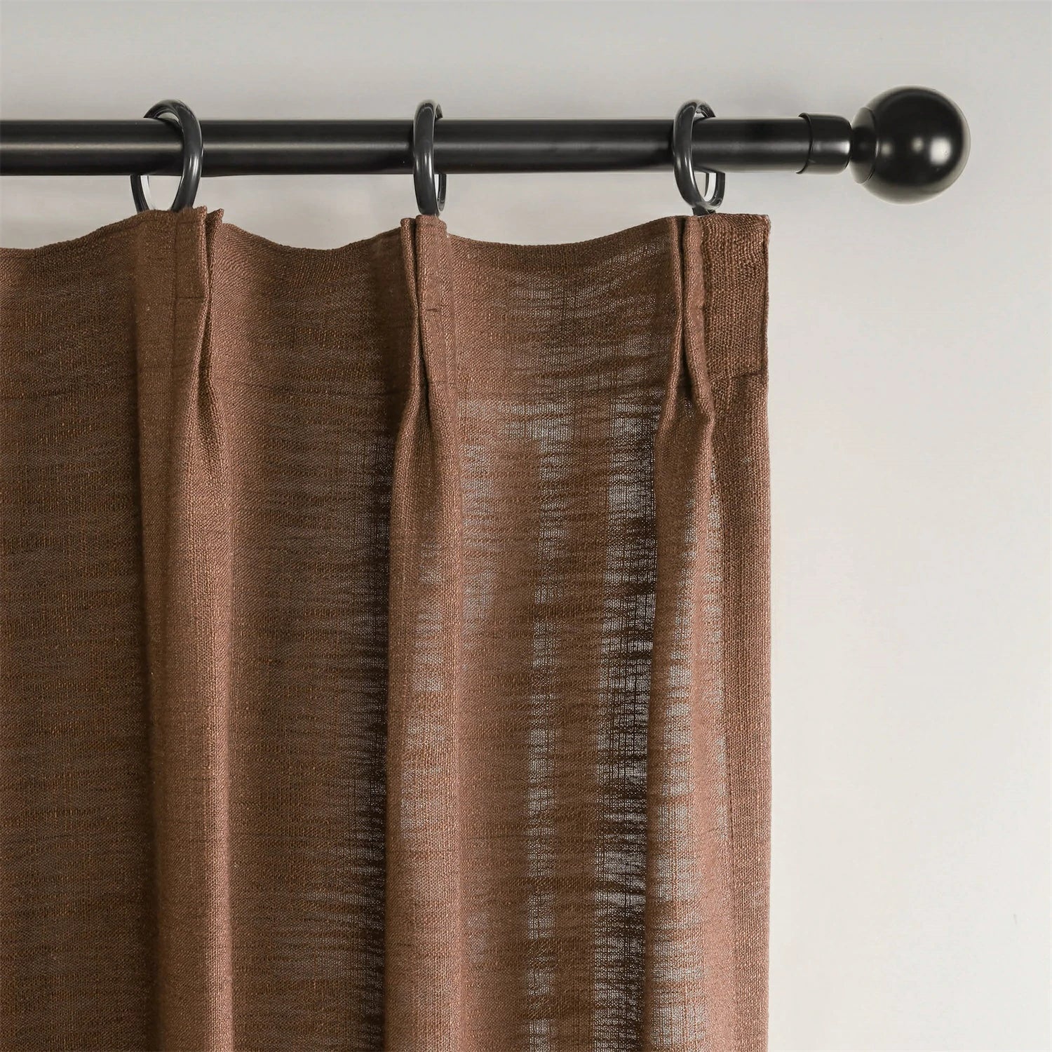 Linen Slub Texture Linen & Polyester Blend Drapery