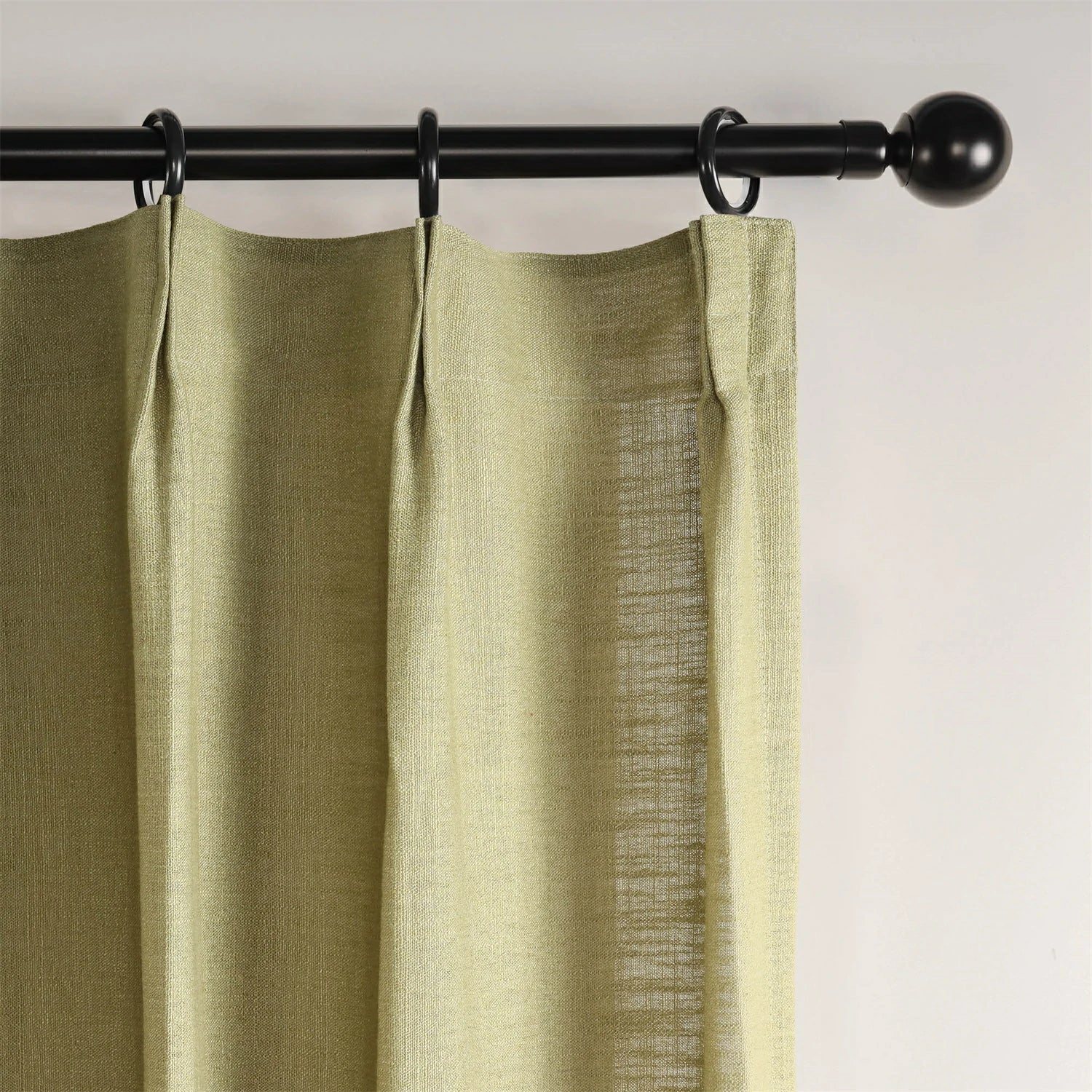 Linen Slub Texture Linen & Polyester Blend Drapery