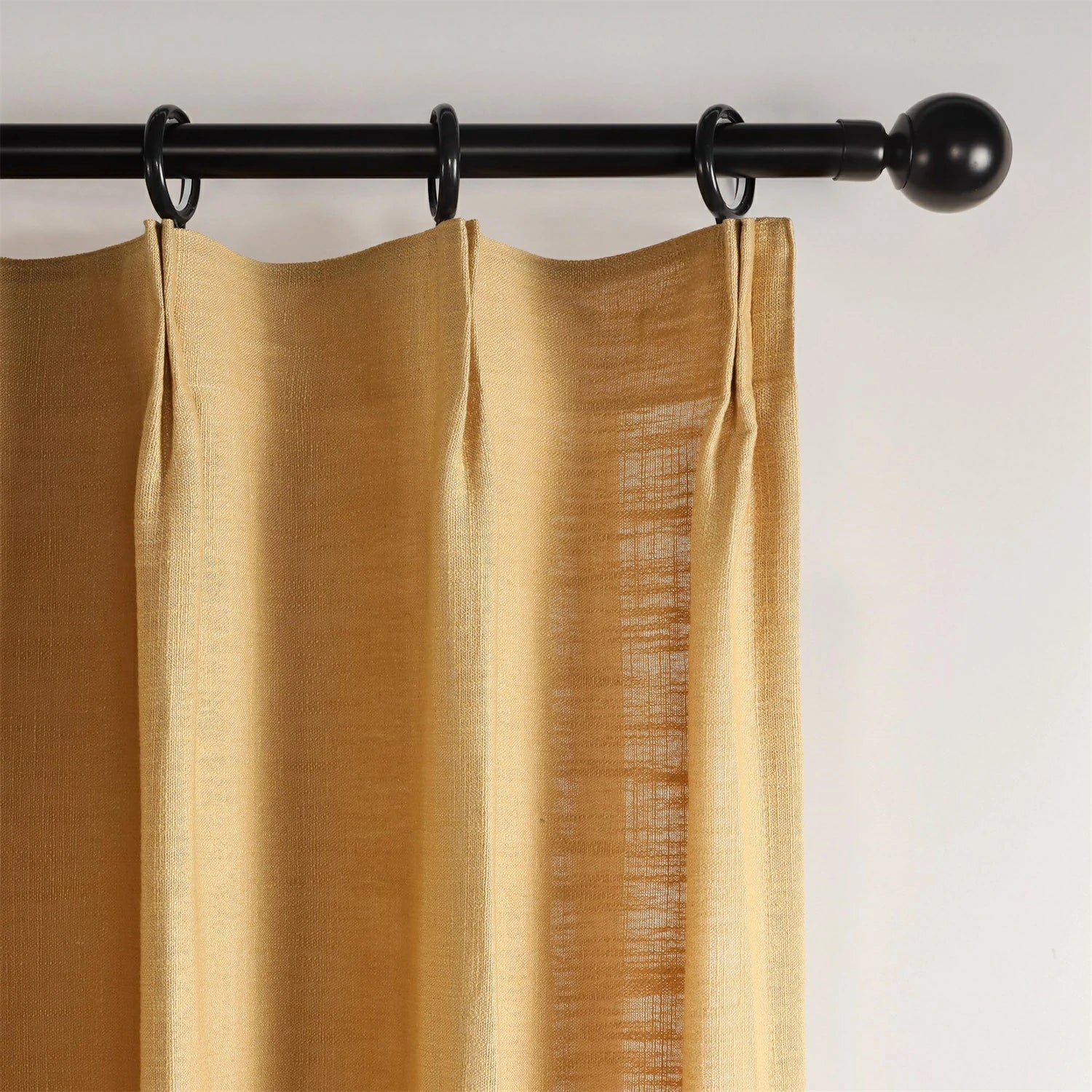 Linen Slub Texture Linen & Polyester Blend Drapery
