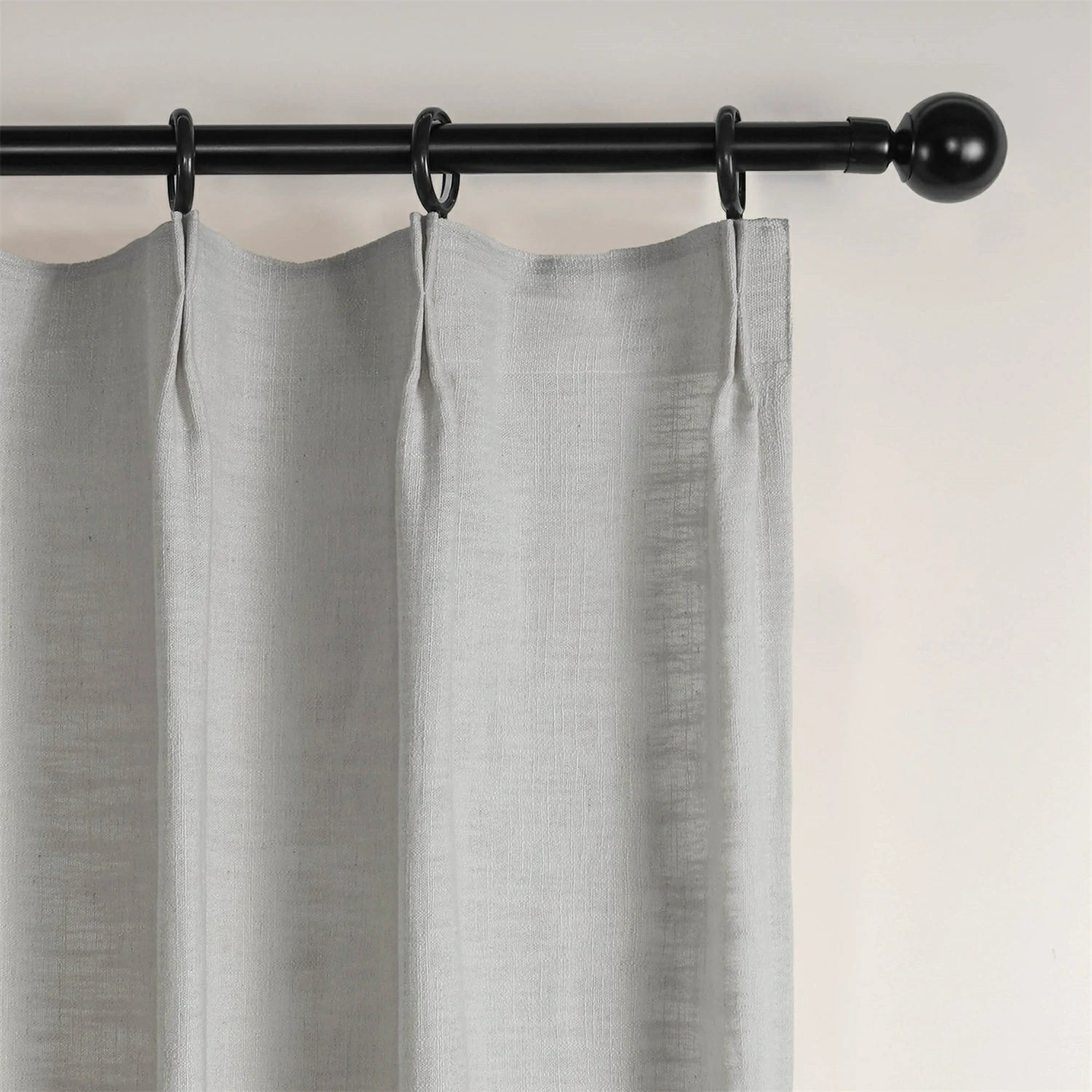 Linen Slub Texture Linen & Polyester Blend Drapery